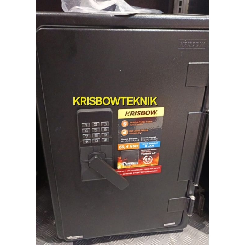 fire safe krisbow brankas tahan api finger print griffin brangkas