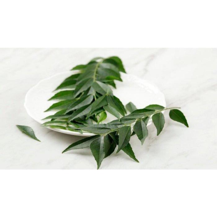 

Daun Curry Segar 100gr | Daun Kari Aromatik untuk Masakan India, Asia, dan Rempah Sehat