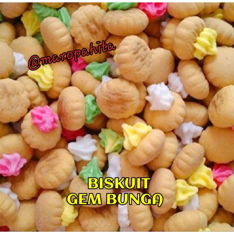 

Cemilan Gem Bunga Snack Roti Gem Kembang Manis
