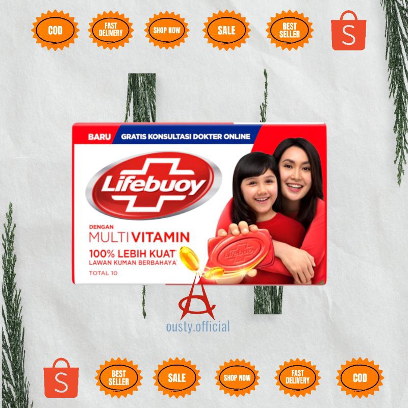SABUN BATANG LIFEBUOY 75gr