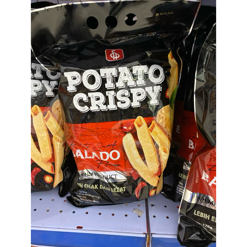 

[ Ready Medan ] Potato Crispy Rasa Balado / Snack Kentang Goreng Renyah Balado