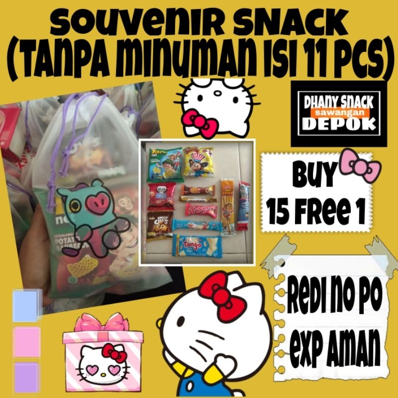 

Buy 15 free 1 Paket snack ultah anak /paket ulang tahun anak