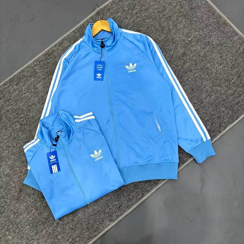 TRACKTOP JAKET FOIL BIRU MUDA