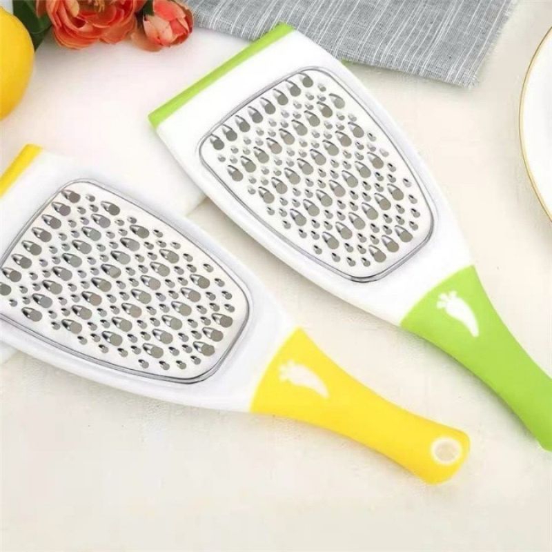 Parutan Pingpong 2in1 (lubang besar & kecil) Serbaguna Kentang Wortel Keju Stainless