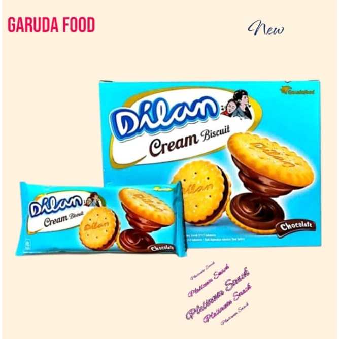 

wiw Dilan Cream Biscuit Chocolate Isi 24 Bungkus GarudaFood