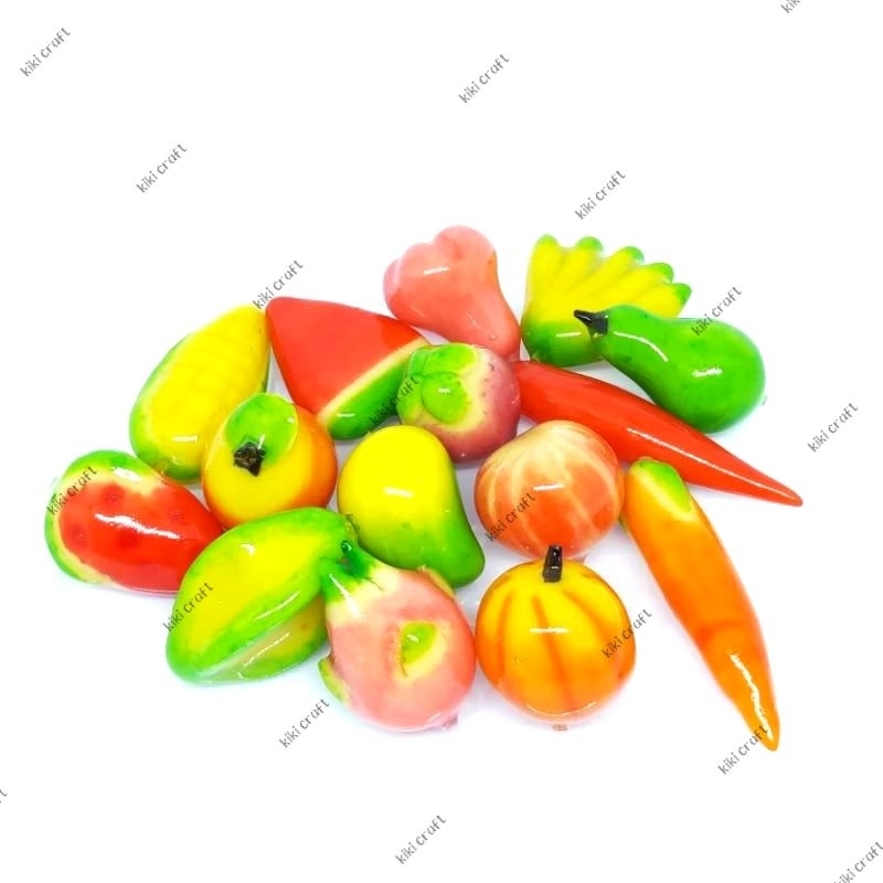 

Kue Lukchup / Kue Buah Mini Thailand PO 1-3 Hari / Dessert / Garnish