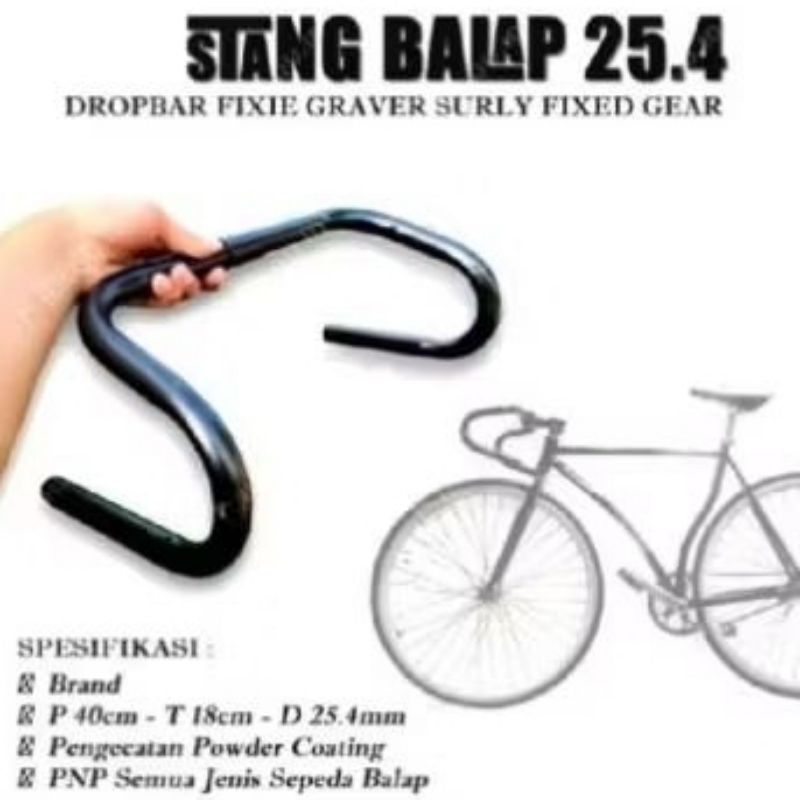 Stang Sepeda Balap / STANG FIXIE SEPEDA BALAP - Cocok untuk Aktivitas Outdoor