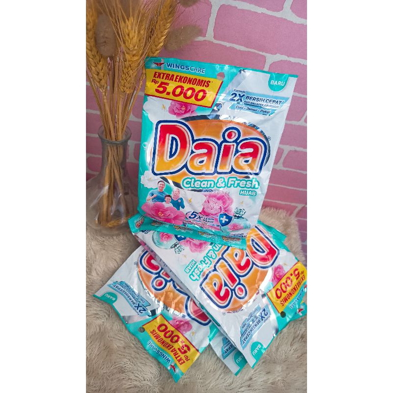 Daia Hijab detergen bubuk bag -245g kemasan 5000