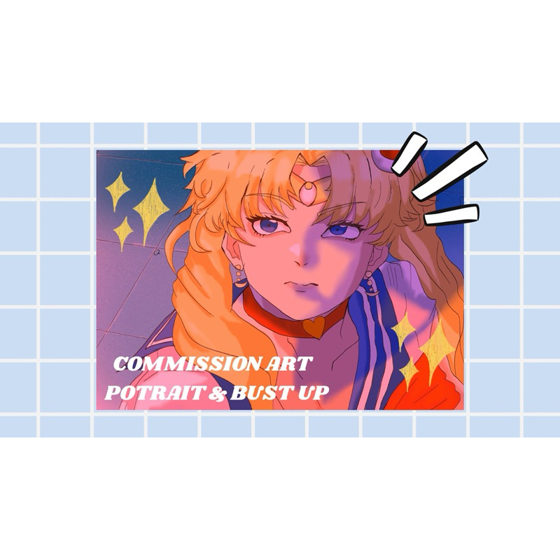 Potrait & Bust up Commission art Digital ( Fanart & OC )