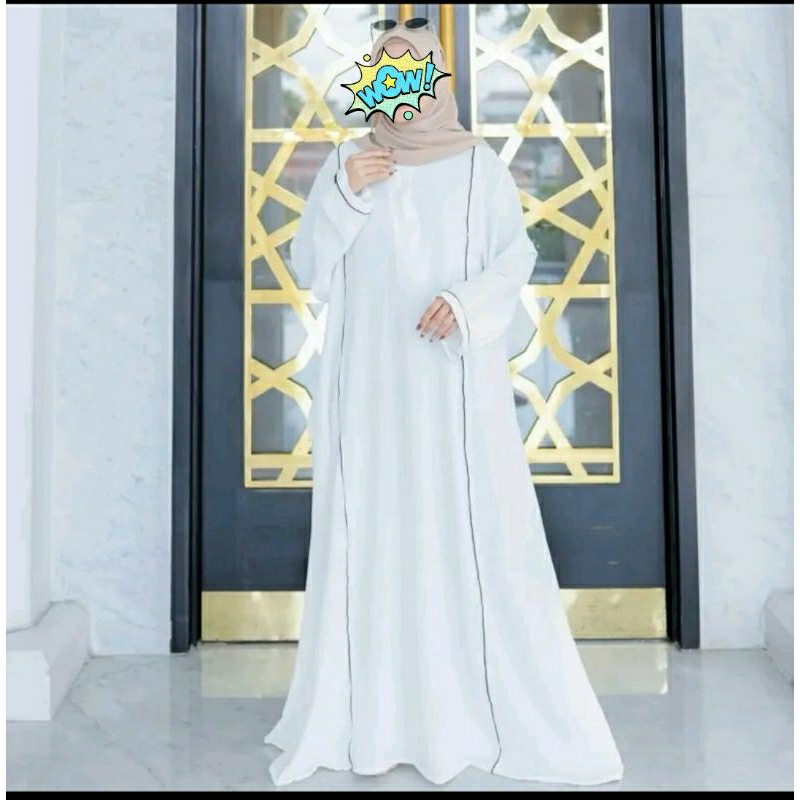 BEST SELLER (TERMURAH DI SHOPEE)GAMIS ABAYA PREMIUM BISA (COD) PRODUK BEST SELLER ABAYA BASIC LIST