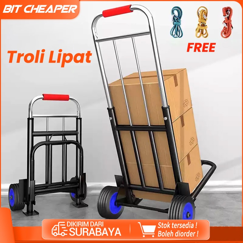 Troli Lipat 100 kg / 120 kg / 180 kg Trolley Lipat Serbaguna/ Trolley /Barang Serbaguna Luggage Carr