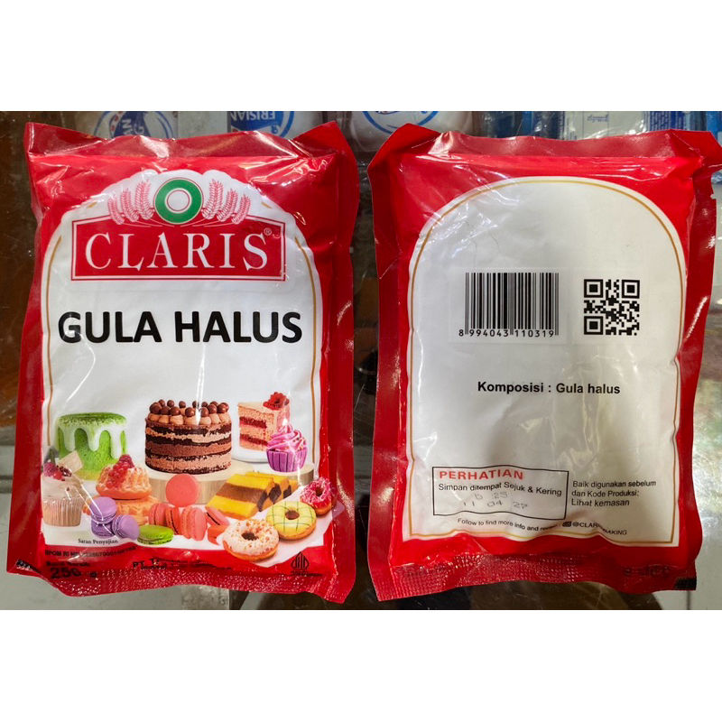 

Gula Halus/Claris Merah 250gr/Gula Donat/sugar halus original