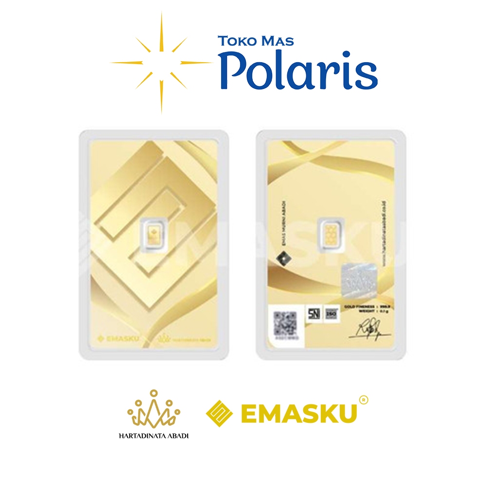 Logam Mulia Emasku Hartadinata Abadi 0.1 gram emaskita LM Emas Mini Gold 24K Microgold ANTAM