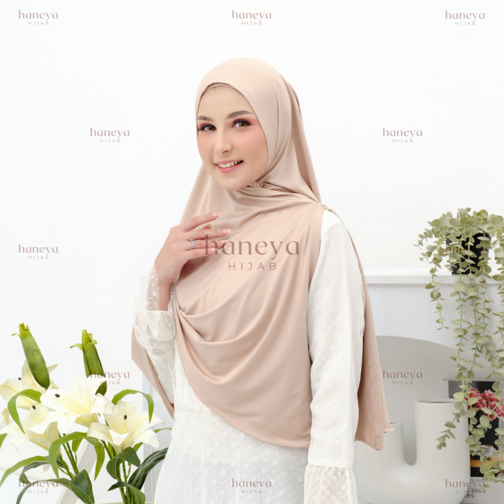 Hijab Segitiga Instan Jumbo L I Hijab Casual Jersey Premium