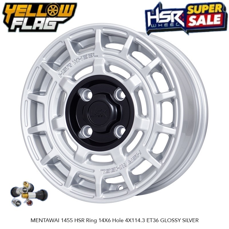 Velg Mobil Hsr Mentawai R14 Pcd 4x114,3 Model Classic Ring 14 Avanza Evalia Maestro Kijang Kapsul