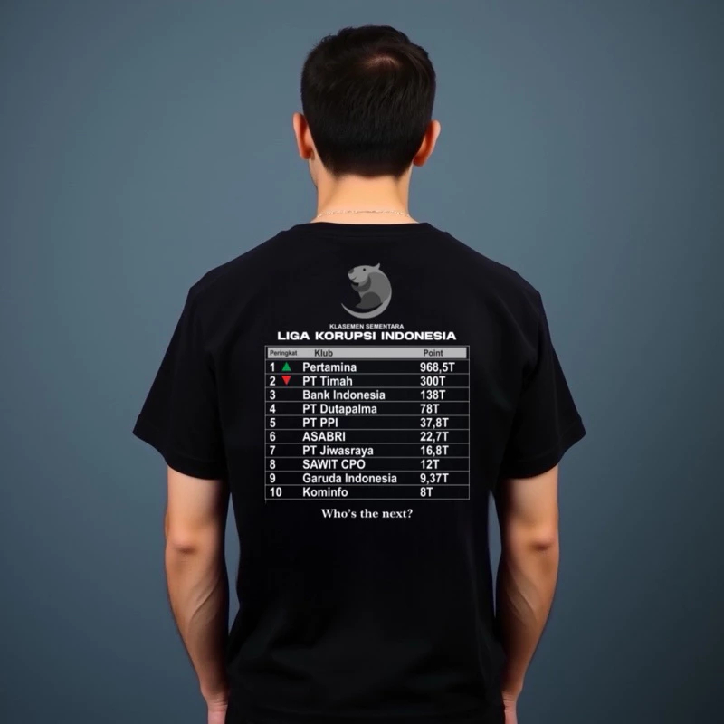 KAOS LIGA KORUPSI - KAOS DISTRO