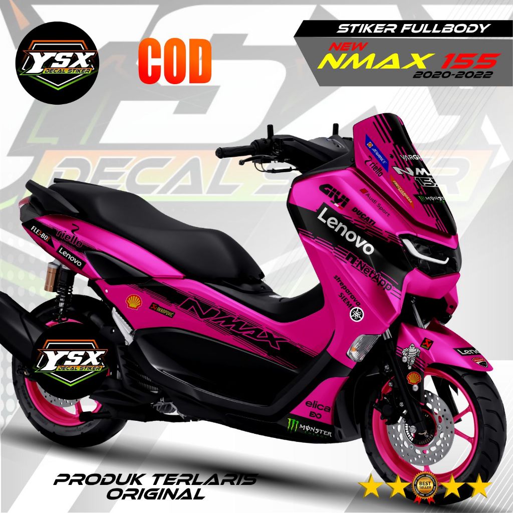 Decal Nmax New 2021 Stiker Fullbody Desain Racing Gp BGT