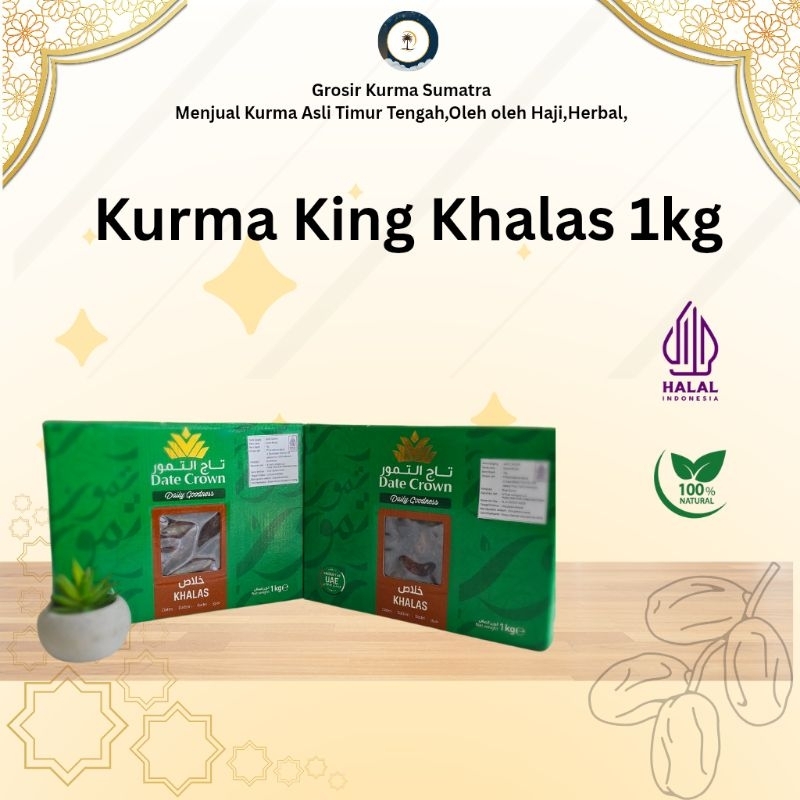 

Kurma Khalas King 1kg - Kurma Timur Tengah