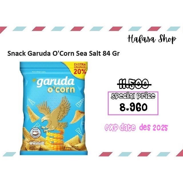 

Snack Garuda O'Corn Sea Salt 84Gr