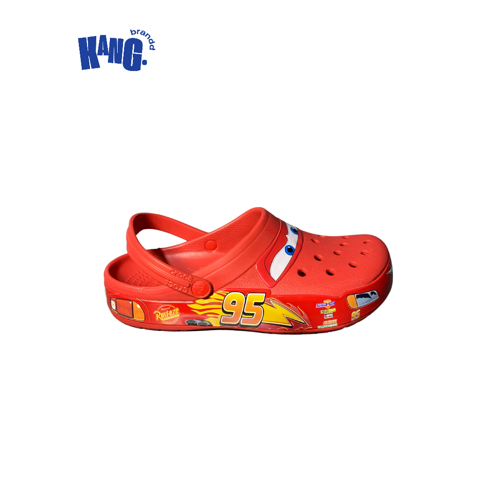 Crocs collabs X CARS Lightning Mcqueen LED (FREE Jibbitz, box crocs hijau & Totebag)