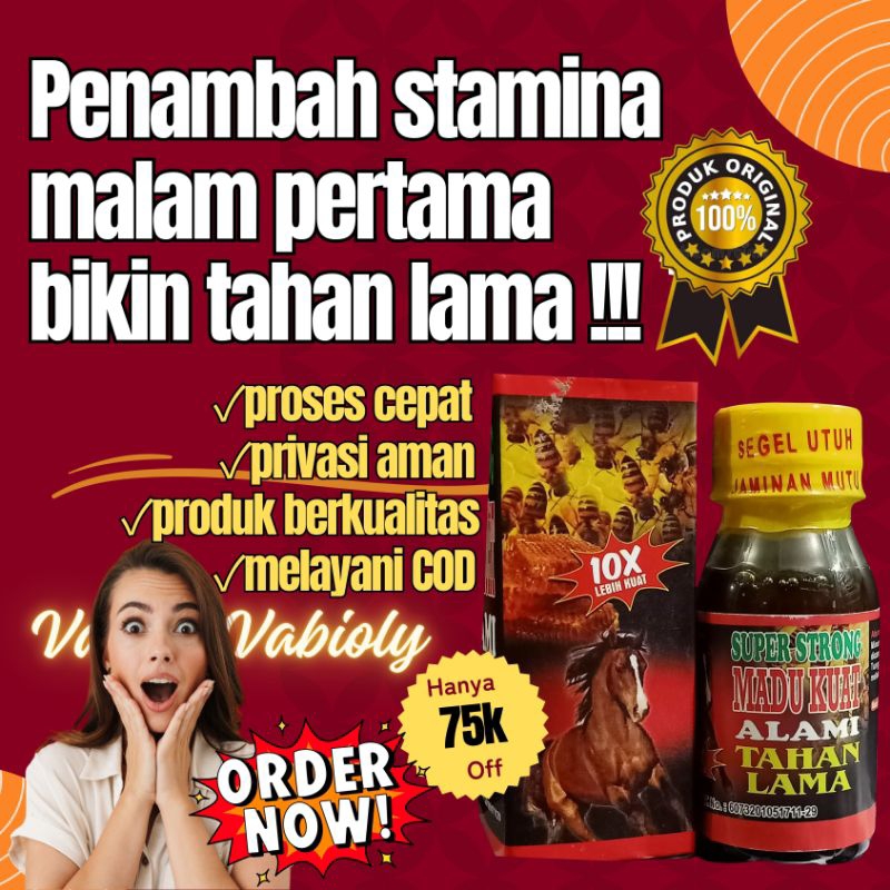 Terlaris - Obat Kuat Pria Tahan Lama Madu Super Tonik Asli Madu Tonik 10 X Original Berkhasiat Buat 