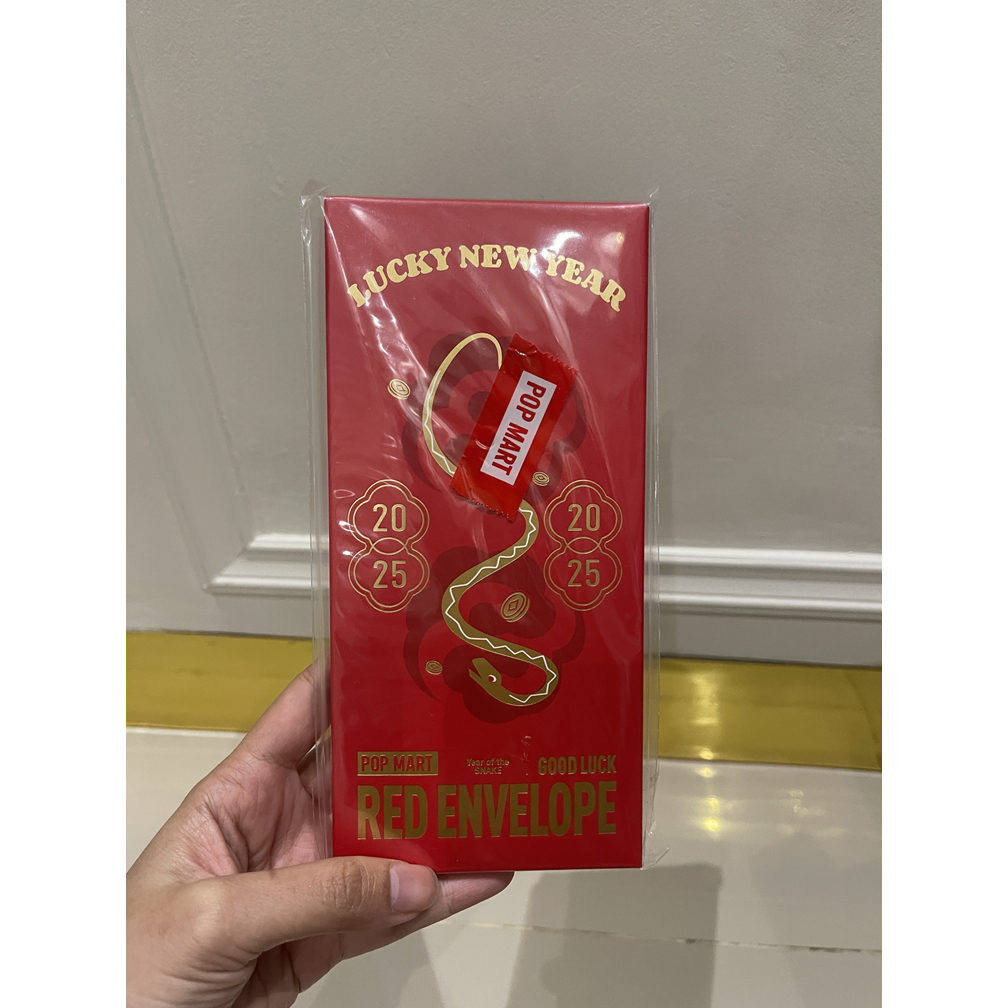 

POP MART ANGPAO LUCKY NEW YEAR RED ENVELOPE 2025 ORIGINAL POPMART