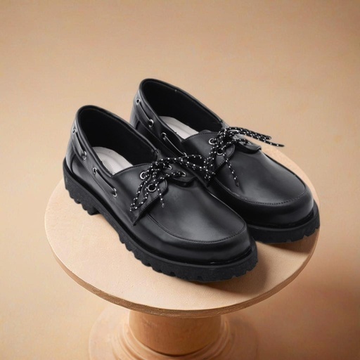 BIG SIZE 45 44 43 42 41 40 Sepatu Docmart Wanita Loafers Tali Casual Ukuran Jumbo