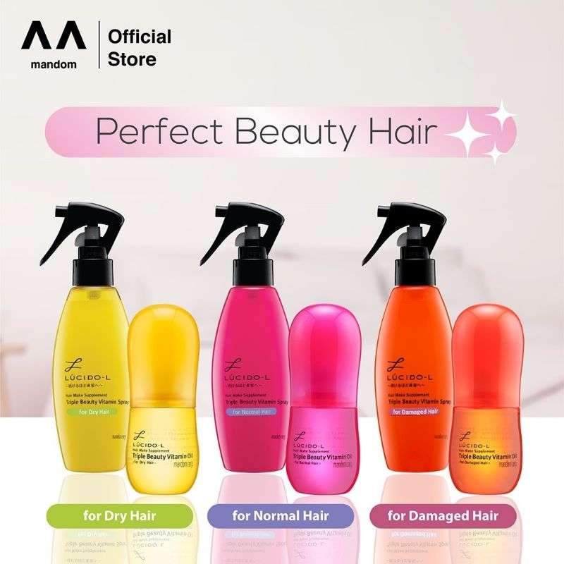 LUCIDO-L Triple Beauty Vitamin Spray | Vitamin Oil 30mL | Vitamin Oil 50mL