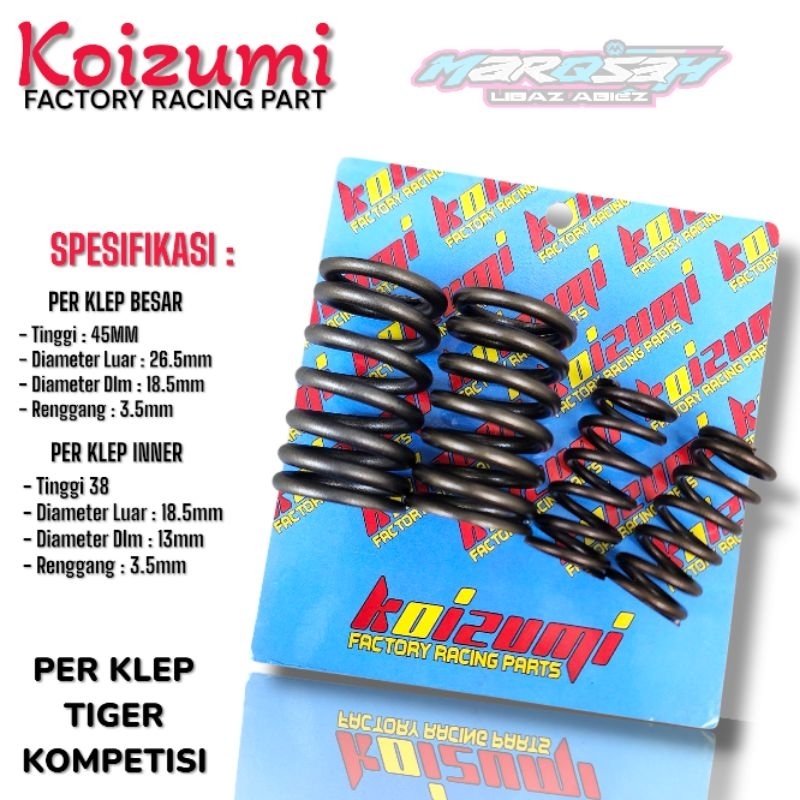 PER KLEP TIGER KOMPETISI KOIZUMI PER KLEP TIGER MP GL CB KOIZUMI ORIGINAL