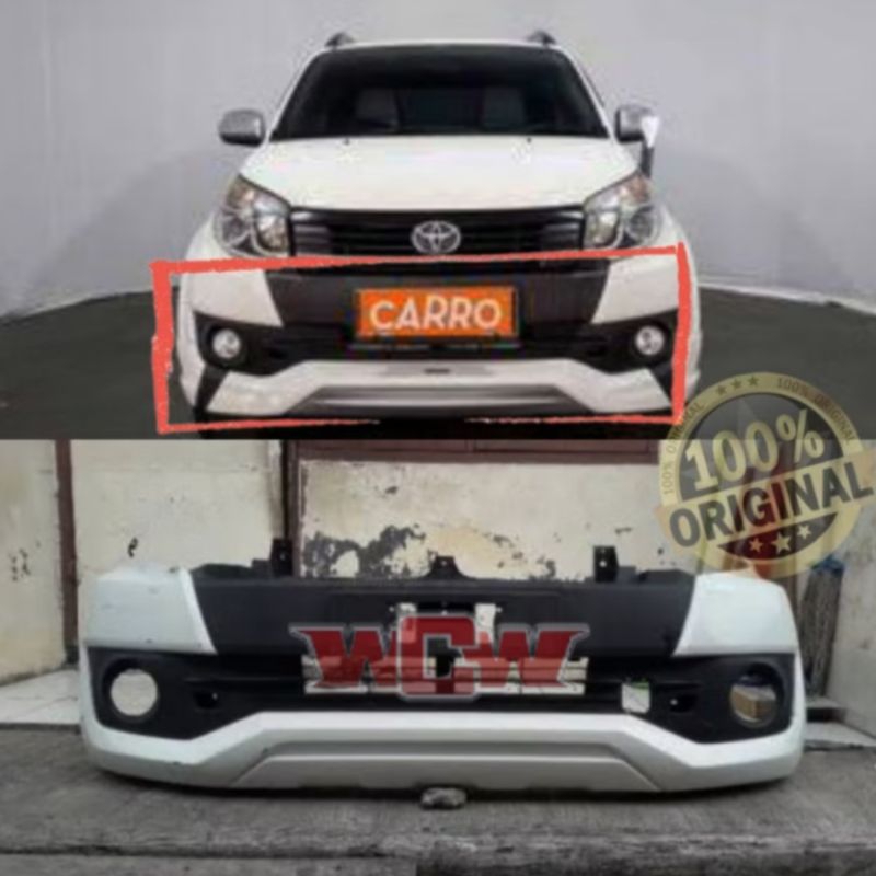 bumper bemper depan rush terios 2016 2017 original