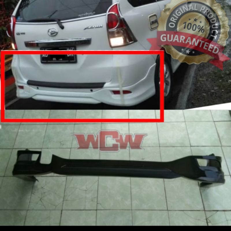 bodykit belakang avanza luxury 2012 2014 original