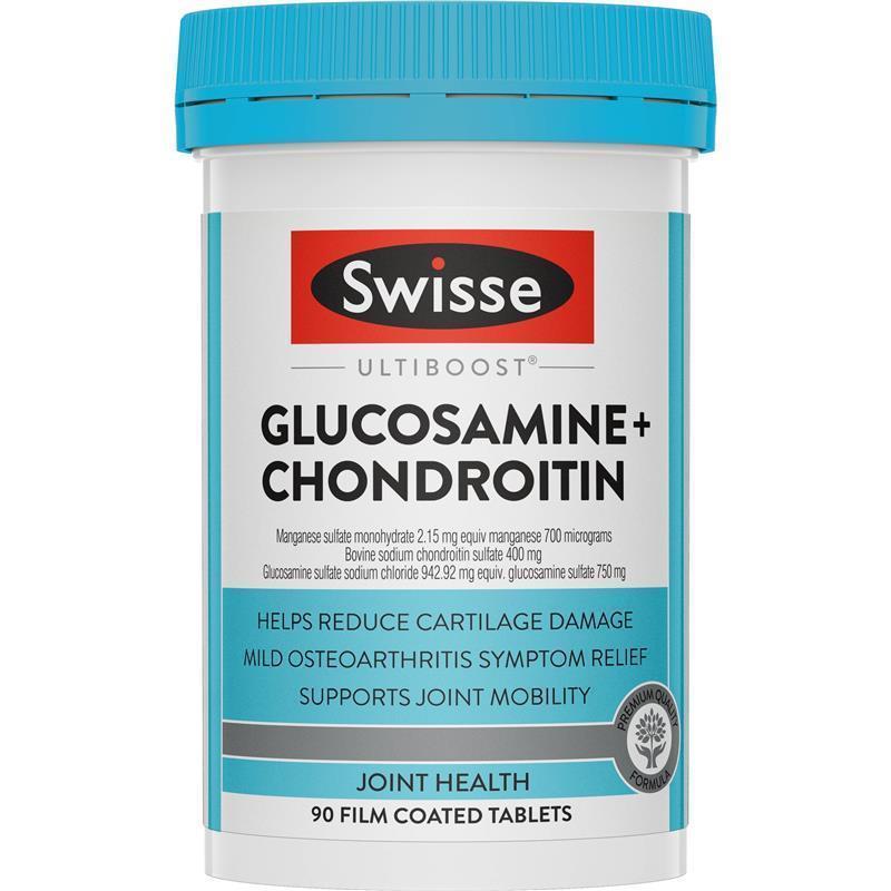Swisse Ultiboost Glukosamin + Chondroitin Joint Repair | 90 Tablets Australia