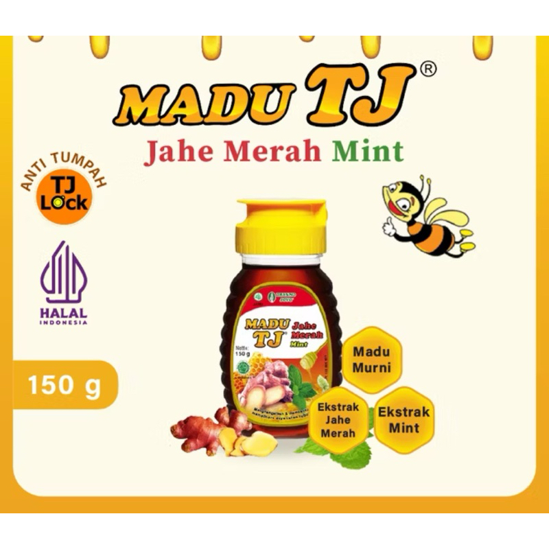 

Madu TJ Jahe Merah Mint 150 Gram- Menghangatkan Dan Menjaga Daya Tahan Tubuh