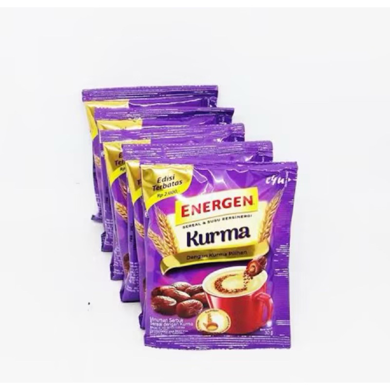

Susu Sereal Energen Kurma 1 Renceng Isi 10Pcs