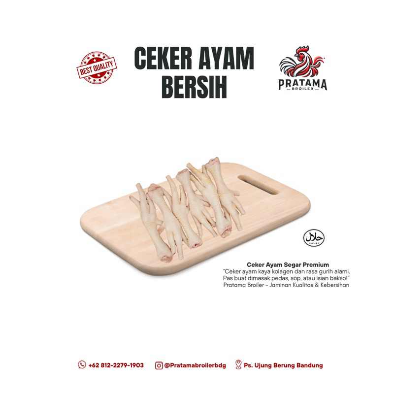 

Ceker / Kaki Ayam Bersih - Pratama Broiler