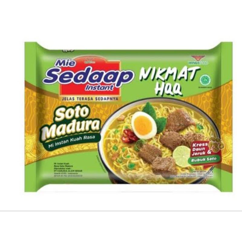 

MIE SEDAAP SOTO MADURA 1 pcs