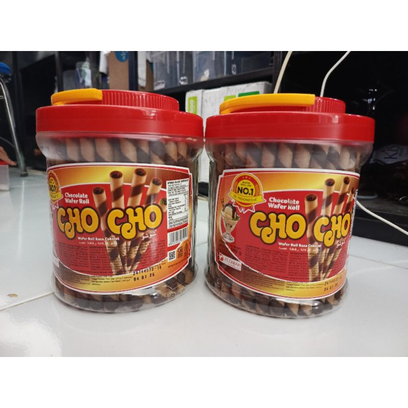 

wafer roll cho cho kemasan toples