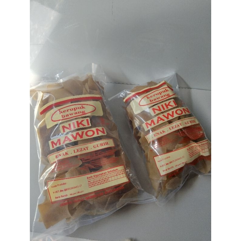 

KRUPUK BAWANG NIKI MAWON