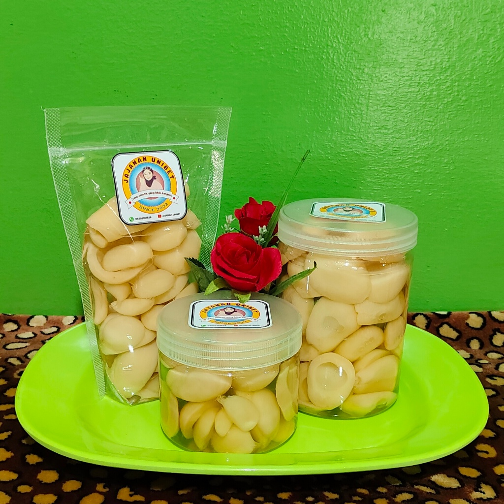 

Manisan / Asinan Buah Salak Kemasan 500g & 250g original pedas segar UNIBET asli Cianjur