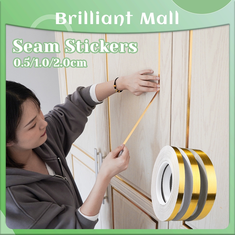 

JieLiDa 50meter gulungan stiker pembatas keramik lebar 0.5cm/1cm/2cm