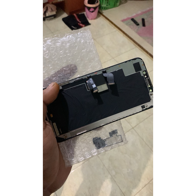 Lcd ori lepasan iphone xs max set speaker atas