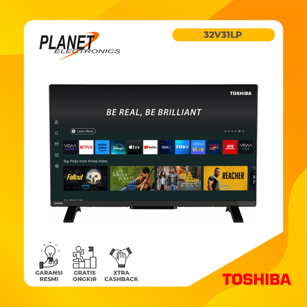 LED TV Toshiba 32 Inch 32V31LP Smart TV