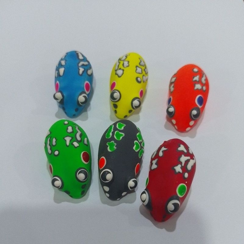 Kulit Soft frog 3.5cm / Cangkang totol