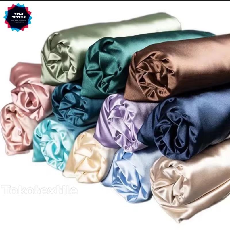 Promo Kain Armany Silk Premium/Kain Armany Silk/Dress Armany Silk/Kain Mukena Mewah