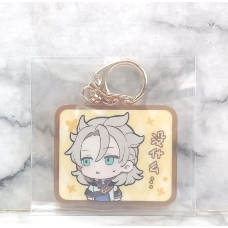 Genshin Impact - Emoticon Acrylic Keychain : Albedo