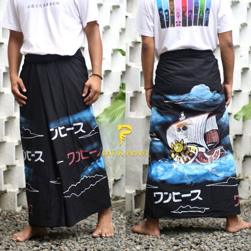 SARUNG LUKIS ANIME ONE PIECE EXCLUSIVE / SARUNG REMAJA DEWASA LUKIS ASLI TERBARU