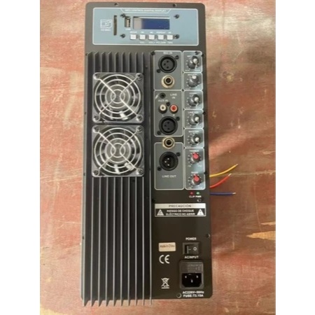 POWER KIT MESIN SPEAKER AKTIF HITAM PL2 MP3 USB BLUETOOTH