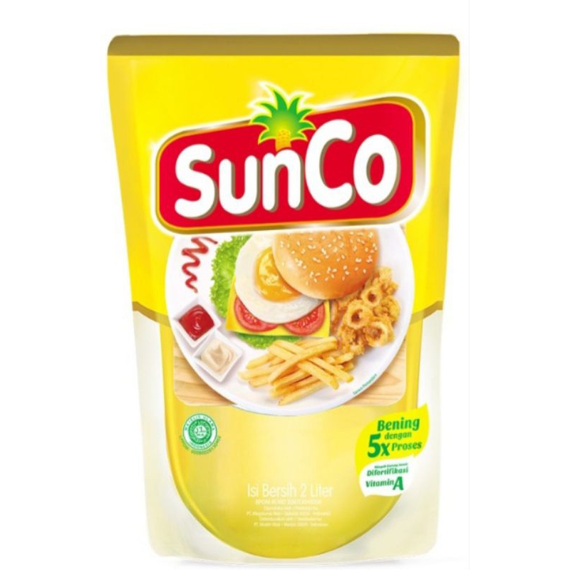 

Minyak Goreng Sunco 2L bening 5X penyaringan
