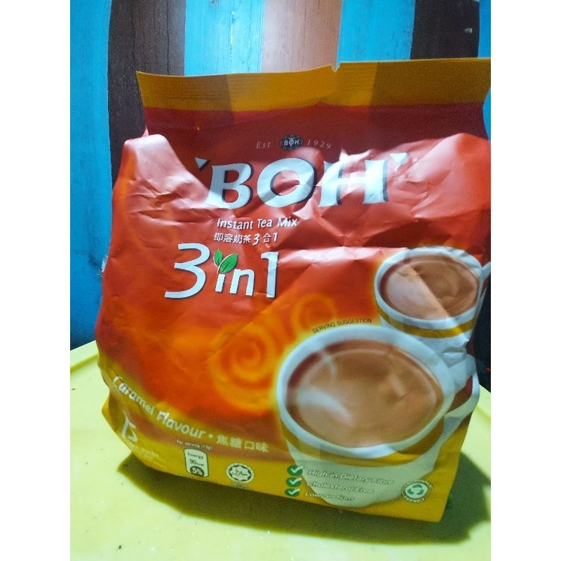 

Boh Instant Tea Mix 3in1 Caramel Flavour (15x19gr) Boh 3in1 Instant Tea Mix Perisa Karamel