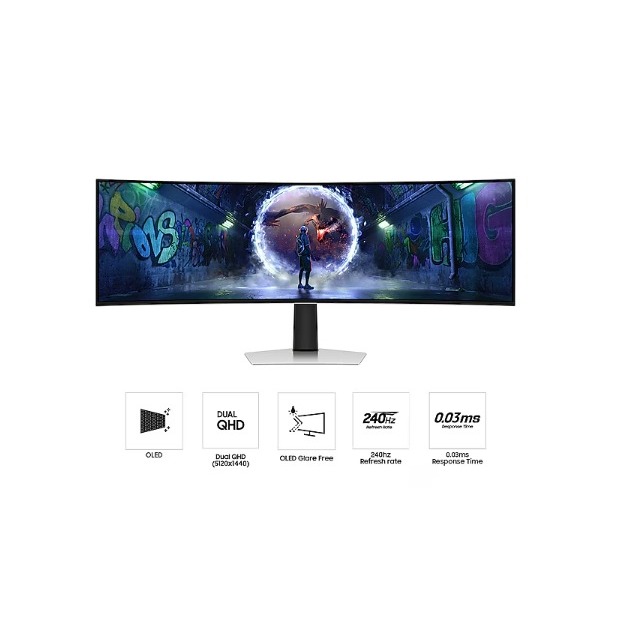 Samsung Odyssey OLED G9 G93SD DQHD 240Hz Gaming Monitor LS49DG930SEXXD